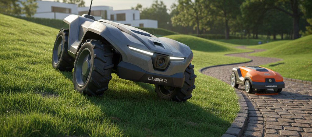 Robots cortacésped para Jardines Difíciles: Pendientes, Obstáculos y Bordes